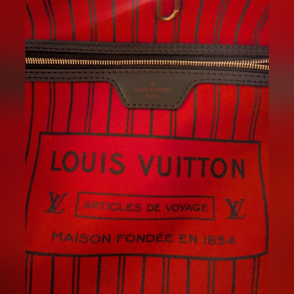 Louis Vuitton Neverfull MM Tote | Damier Ebene | Authentic - Picture 2 of 12